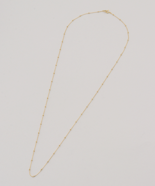 IENA(イエナ)の「Rieuk/リューク Dot chain long nl ネックレス NC54-YG(ネックレス・レディース・ゴールド・FREE)」の2枚目の写真
