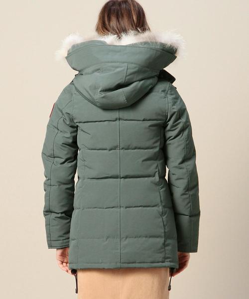CANADA GOOSE（カナダグース）の「△BY CANADA GOOSE BELLEVILLE ダウンジャケット：（ダウンジャケット/コート・レディース・ベージュ/ケリー・SMALL/MEDIUM）」の3枚目の写真