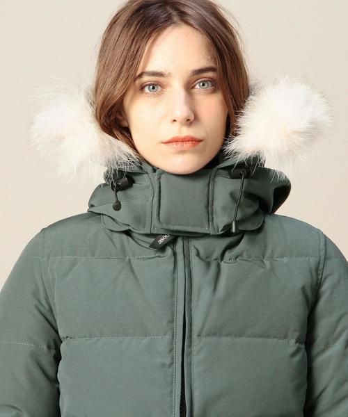 CANADA GOOSE（カナダグース）の「△BY CANADA GOOSE BELLEVILLE ダウンジャケット：（ダウンジャケット/コート・レディース・ベージュ/ケリー・SMALL/MEDIUM）」の6枚目の写真