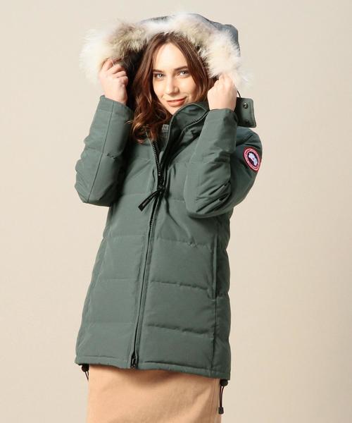 CANADA GOOSE（カナダグース）の「△BY CANADA GOOSE BELLEVILLE ダウンジャケット：（ダウンジャケット/コート・レディース・ベージュ/ケリー・SMALL/MEDIUM）」の16枚目の写真