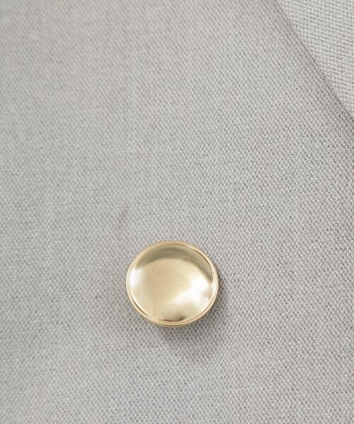 THE SHOP TK （ザ ショップ ティーケー ）の「【通勤・セレモニー】CAVIAN 金ボタンダブルブレストジャケット（テーラードジャケット・レディース・グレー/ネイビー・11/12/13）」の12枚目の写真