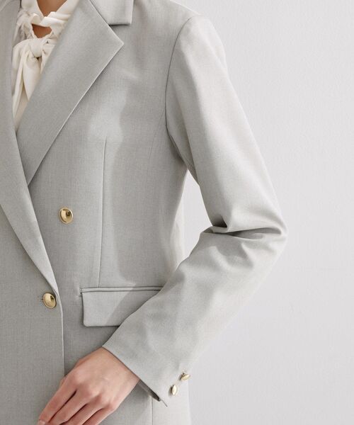 THE SHOP TK （ザ ショップ ティーケー ）の「【通勤・セレモニー】CAVIAN 金ボタンダブルブレストジャケット（テーラードジャケット・レディース・グレー/ネイビー・11/12/13）」の22枚目の写真