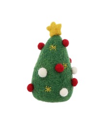 MARK'S（マークス）の「ネパールから届いたエシカルなフェルトこもの フェルトマスコット クリスマス マークス（インテリア雑貨）」