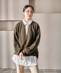 LEPSIM | シャツレイヤードライクチュニック 628776(Tシャツ/カットソー)