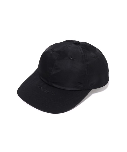 A BATHING APE（アベイシングエイプ）の「ONE POINT NYLON CAP（キャップ・メンズ・チャコール/ブラウン・FREE）」の2枚目の写真