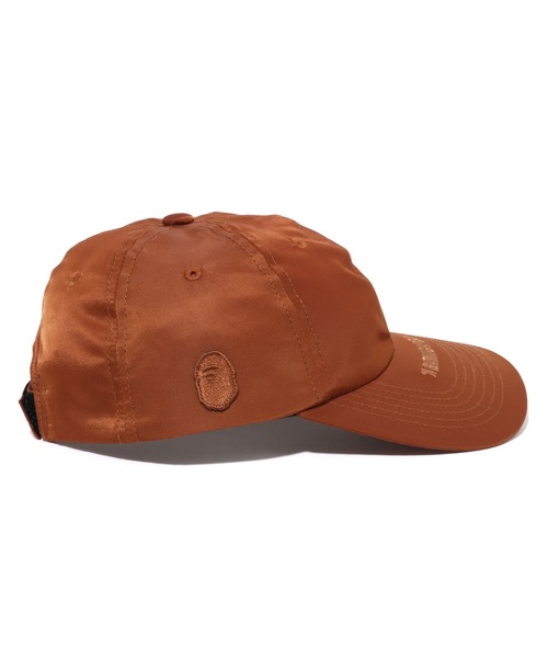 A BATHING APE（アベイシングエイプ）の「ONE POINT NYLON CAP（キャップ・メンズ・チャコール/ブラウン・FREE）」の6枚目の写真