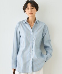 Rouge vif | ストライプメンズライクコットンシャツ(シャツ/ブラウス)