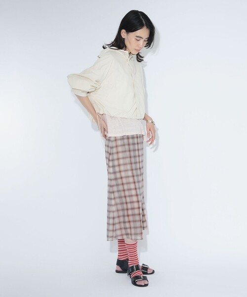 maturely(マチュアリー)の「【7/24再値下げ】maturely / ナイロン ミリタリー ショート ブルゾン(ブルゾン・レディース・ホワイト系その他7/ラベンダー・ONE SIZE)」の18枚目の写真