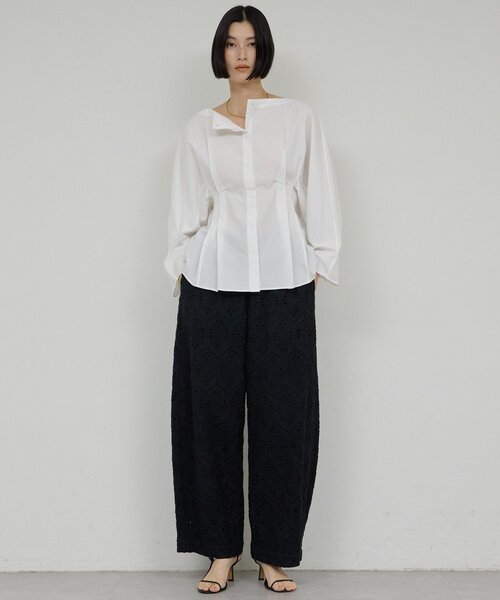 Dhritie(ドゥリティエ)の「【2026SS Debut】【Dhritië】【手洗い可】カットレースパンツ(その他パンツ・レディース・オフホワイト/ブラック・FREE)」の18枚目の写真