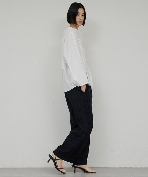 Dhritie(ドゥリティエ)の「【2026SS Debut】【Dhritië】【手洗い可】カットレースパンツ(その他パンツ・レディース・オフホワイト/ブラック・FREE)」の19枚目の写真