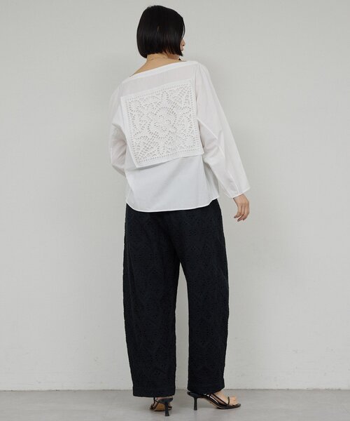 Dhritie(ドゥリティエ)の「【2026SS Debut】【Dhritië】【手洗い可】カットレースパンツ(その他パンツ・レディース・オフホワイト/ブラック・FREE)」の20枚目の写真