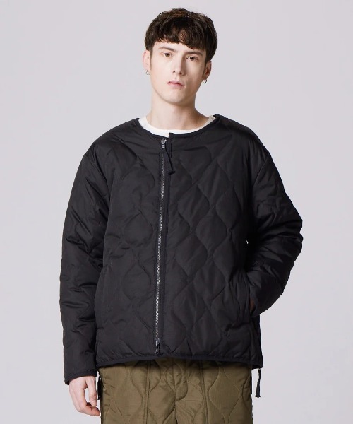 TAION(タイオン)の「【TAION】ミリタリー リバーシブル クルーネック ダウンジャケット / MILITARY RIVERSIBLE DOWN+BOA CREW NECK JACKET(ダウンジャケット/コート・メンズ・ブラック・XL/L/M/S)」の3枚目の写真