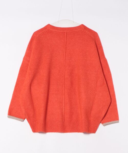 SUNFLOWER EIGHT(サンフラワーエイト)の「クルーネックドルマンニットトップス(ニット/セーター・レディース・オレンジ/ベージュ/杢グレー・M)」の19枚目の写真