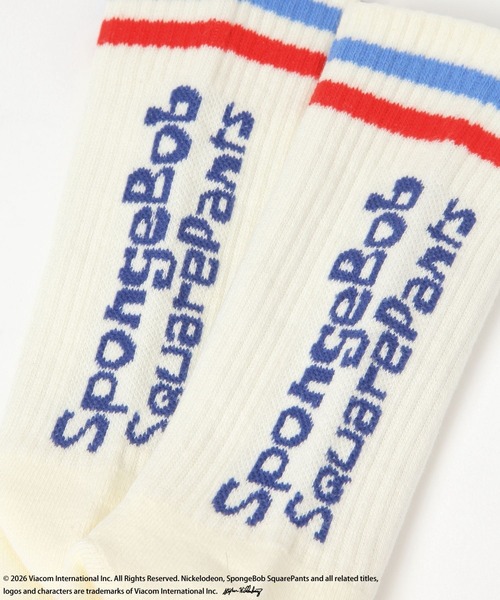 BAYFLOW(ベイフロー)の「【スポンジ・ボブ×BAYFLOW】ラインソックス(ソックス/靴下・レディース・ホワイト・0)」の6枚目の写真