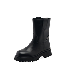 SPUR（シュプール）の「アイビー プラットフォーム ミドルブーツ 5cm -SA9053 (2カラー)（ブーツ）」