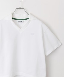 【LACOSTE】ワンポイントロゴ スキッパーポロシャツ PF019J-99