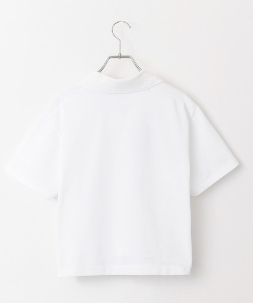 LACOSTE(ラコステ)の「【LACOSTE】ワンポイントロゴ スキッパーポロシャツ PF019J-99(ポロシャツ・レディース・ホワイト/ブラック・M/S)」の18枚目の写真