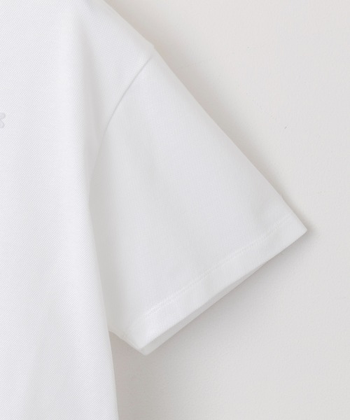 LACOSTE(ラコステ)の「【LACOSTE】ワンポイントロゴ スキッパーポロシャツ PF019J-99(ポロシャツ・レディース・ホワイト/ブラック・M/S)」の21枚目の写真