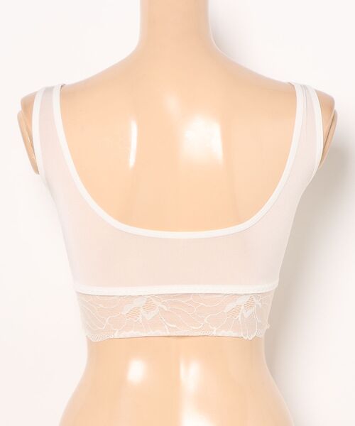 northerly（ノーザリー）の「毎日らくちん、楽しくバストケアもちもちナイトブラ【ナイト＆ディブラ】フロントホックあり（ナイトブラ・レディース・バーガンディー/ホワイト・X-LARGE/LARGE/MEDIUM）」の10枚目の写真