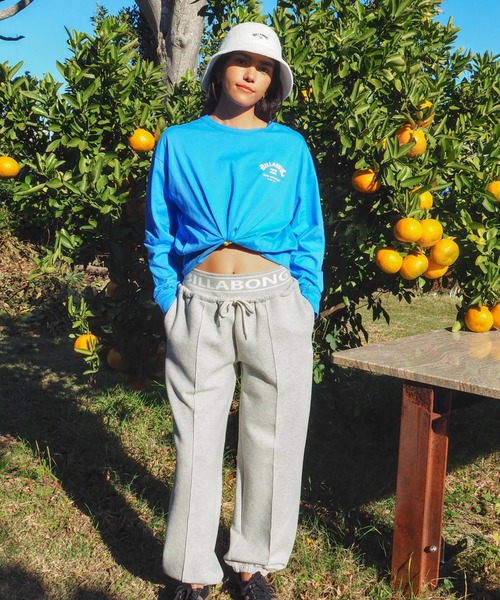 BILLABONG（ビラボン）の「BILLABONG ウィメンズ DOUBLE KNIT LOOSE セットアップ ロングパンツ 【2026年春夏モデル】/ビラボンスウェットパンツ(セットアップ対応可)（スウェットパンツ・レディース・アイボリー/グレー/ブラック・LARGE/MEDIUM）」の3枚目の写真