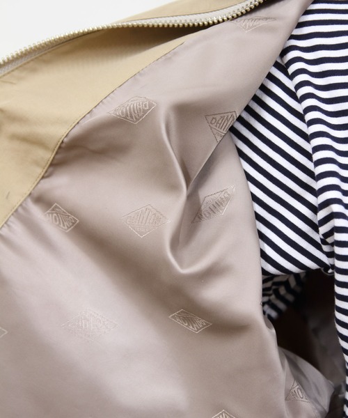 DANTON(ダントン)の「DANTON/ダントン ナイロンカバーオールジャケット NYLON COVERALL JACKET DT-A0647 STV(カバーオール・メンズ・ブラック/サンドベージュ/オリーブ・42/40/38)」の6枚目の写真