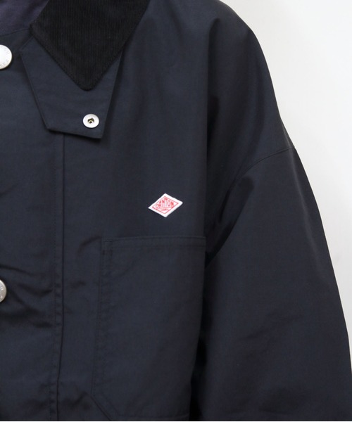 DANTON(ダントン)の「DANTON/ダントン ナイロンカバーオールジャケット NYLON COVERALL JACKET DT-A0647 STV(カバーオール・メンズ・ブラック/サンドベージュ/オリーブ・42/40/38)」の21枚目の写真