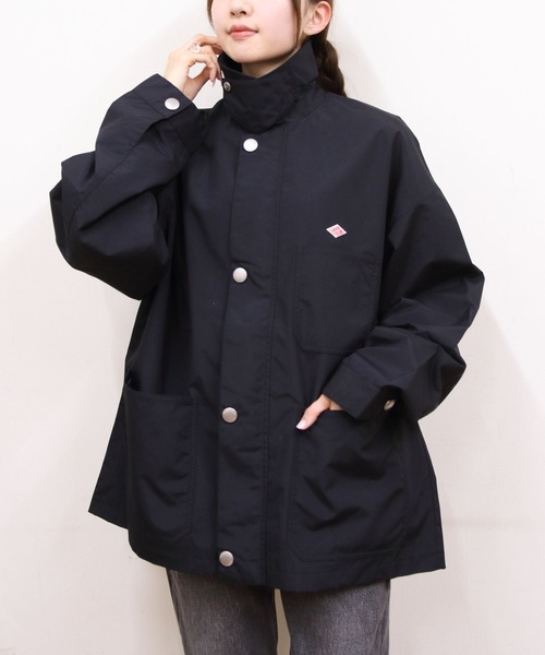 DANTON(ダントン)の「DANTON/ダントン ナイロンカバーオールジャケット NYLON COVERALL JACKET DT-A0647 STV(カバーオール・メンズ・ブラック/サンドベージュ/オリーブ・42/40/38)」の13枚目の写真