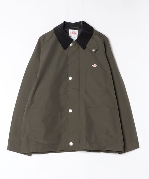 DANTON(ダントン)の「DANTON/ダントン ナイロンカバーオールジャケット NYLON COVERALL JACKET DT-A0647 STV(カバーオール・メンズ・ブラック/サンドベージュ/オリーブ・42/40/38)」の8枚目の写真
