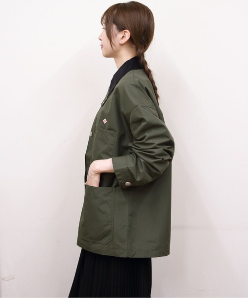 DANTON(ダントン)の「DANTON/ダントン ナイロンカバーオールジャケット NYLON COVERALL JACKET DT-A0647 STV(カバーオール・メンズ・ブラック/サンドベージュ/オリーブ・42/40/38)」の10枚目の写真