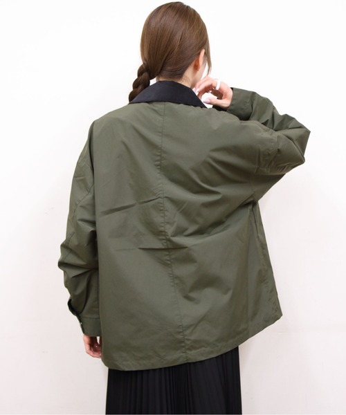 DANTON(ダントン)の「DANTON/ダントン ナイロンカバーオールジャケット NYLON COVERALL JACKET DT-A0647 STV(カバーオール・メンズ・ブラック/サンドベージュ/オリーブ・42/40/38)」の11枚目の写真