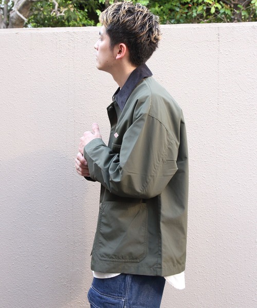 DANTON/ダントン ナイロンカバーオールジャケット NYLON COVERALL