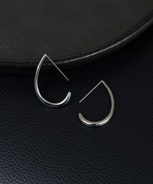 GALLARDAGALANTE | ステンレス カーブフープピアス(ピアス（両耳用）)