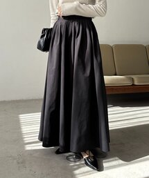 CAPRICIEUX LE'MAGE | 【低身長サイズあり】タックフレアスカート(スカート)