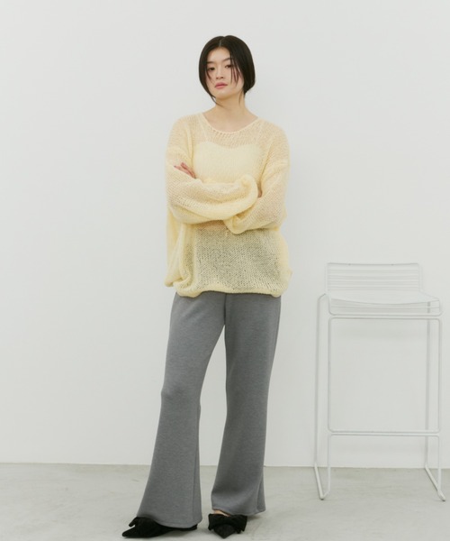 bita.（ビタ）の「モヘアライクオーバールーズニット（ニット/セーター・レディース・ライトピンク/サックスブルー/イエロー・FREE）」の16枚目の写真