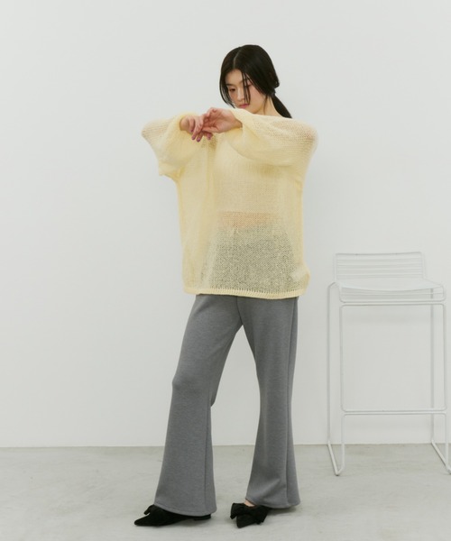 bita.（ビタ）の「モヘアライクオーバールーズニット（ニット/セーター・レディース・ライトピンク/サックスブルー/イエロー・FREE）」の18枚目の写真