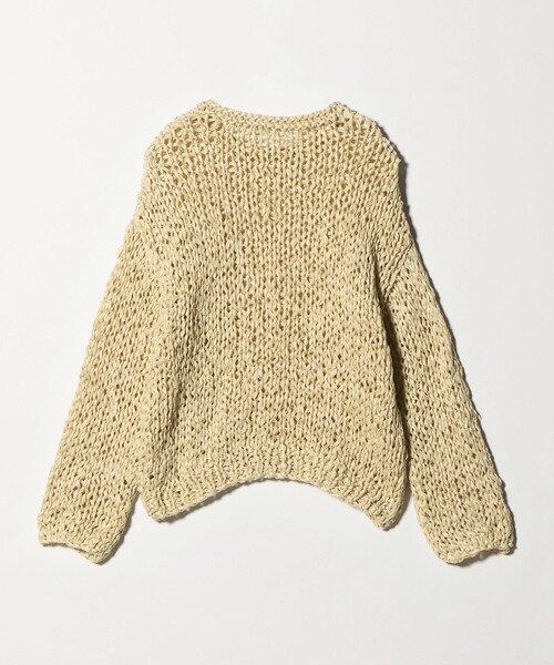 BEAUTY&YOUTH UNITED ARROWS(ビューティーアンドユースユナイテッドアローズ)の「テープヤーン ローゲージ ニットプルオーバー(ニット/セーター・レディース・イエロー/ブラック・FREE)」の9枚目の写真