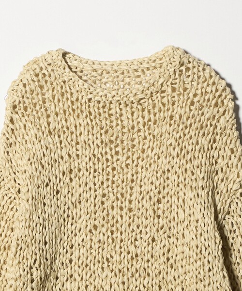 BEAUTY&YOUTH UNITED ARROWS(ビューティーアンドユースユナイテッドアローズ)の「テープヤーン ローゲージ ニットプルオーバー(ニット/セーター・レディース・イエロー/ブラック・FREE)」の10枚目の写真