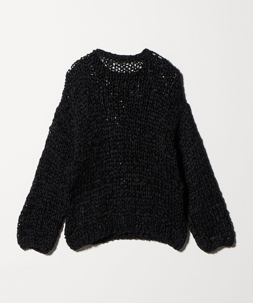 BEAUTY&YOUTH UNITED ARROWS(ビューティーアンドユースユナイテッドアローズ)の「テープヤーン ローゲージ ニットプルオーバー(ニット/セーター・レディース・イエロー/ブラック・FREE)」の14枚目の写真