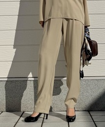 Q | ストレッチツイルテーパードパンツ(その他パンツ)