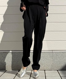 Q | ストレッチツイルテーパードパンツ(その他パンツ)