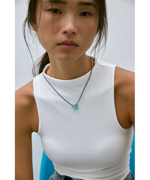 un/neu（アンノイ）の「フラワーカラーコードネックレス（ネックレス・レディース・レッド/ブラック/ブルー/ターコイズブルー/イエロー・FREE）」の21枚目の写真
