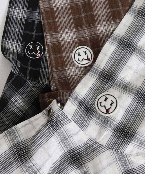 seventy seven（セブンティセブン）の「ms6372-hooded check shirt フーデッドチェックシャツ(7726S040)（シャツ/ブラウス・メンズ・ブラウン/ホワイト/ブラック・XL/L/M/S）」の8枚目の写真
