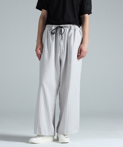 Y-3 SPORT UNIFORM PINSTRIPE TRACK PANTS
