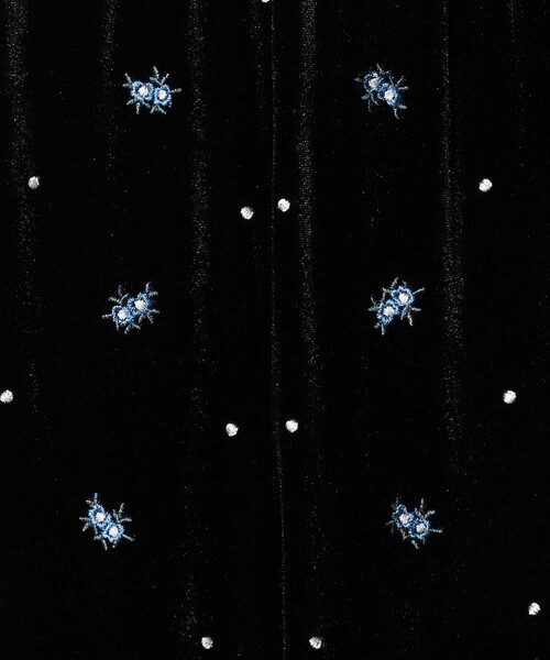 BEAUTY&YOUTH UNITED ARROWS(ビューティーアンドユースユナイテッドアローズ)の「エンブロイダリー ベロアイージーパンツ ウォッシャブル(その他パンツ・レディース・ブラック/ダークブラウン・S/M)」の9枚目の写真