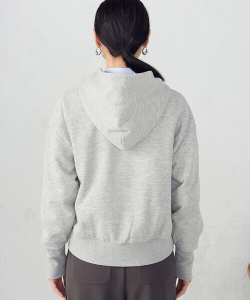 COMME CA ISM（コムサイズム）の「裏毛 ジップアップパーカー（パーカー・レディース・グレー/ネイビー/アイボリー・LARGE/MEDIUM）」の20枚目の写真