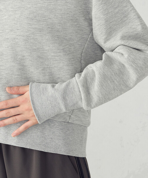 COMME CA ISM（コムサイズム）の「裏毛 ジップアップパーカー（パーカー・レディース・グレー/ネイビー/アイボリー・LARGE/MEDIUM）」の22枚目の写真