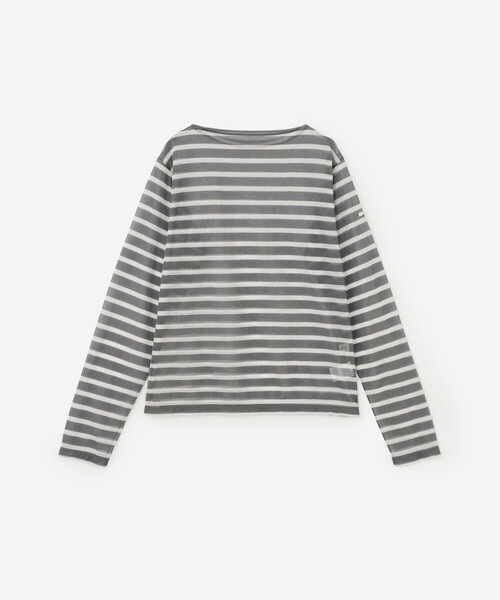 ORCIVAL（オーシバル）の「ORCIVAL | シースルー ボートネック長袖カットソー WOMEN（Tシャツ/カットソー・レディース・ブルー系その他5/イエロー系その他/グレー系その他/ブルー系その他・1/2）」の8枚目の写真