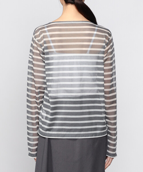 ORCIVAL（オーシバル）の「ORCIVAL | シースルー ボートネック長袖カットソー WOMEN（Tシャツ/カットソー・レディース・ブルー系その他5/イエロー系その他/グレー系その他/ブルー系その他・1/2）」の16枚目の写真