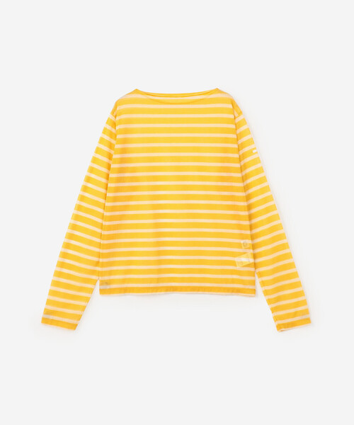 ORCIVAL（オーシバル）の「ORCIVAL | シースルー ボートネック長袖カットソー WOMEN（Tシャツ/カットソー・レディース・ブルー系その他5/イエロー系その他/グレー系その他/ブルー系その他・1/2）」の6枚目の写真