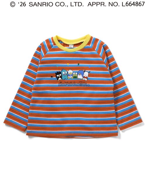 sanrio（サンリオ）の「はぴだんぶいTシャツ（Tシャツ/カットソー・キッズ・オレンジ/グリーン/ブルー・130/120/110/100/90/80）」の6枚目の写真